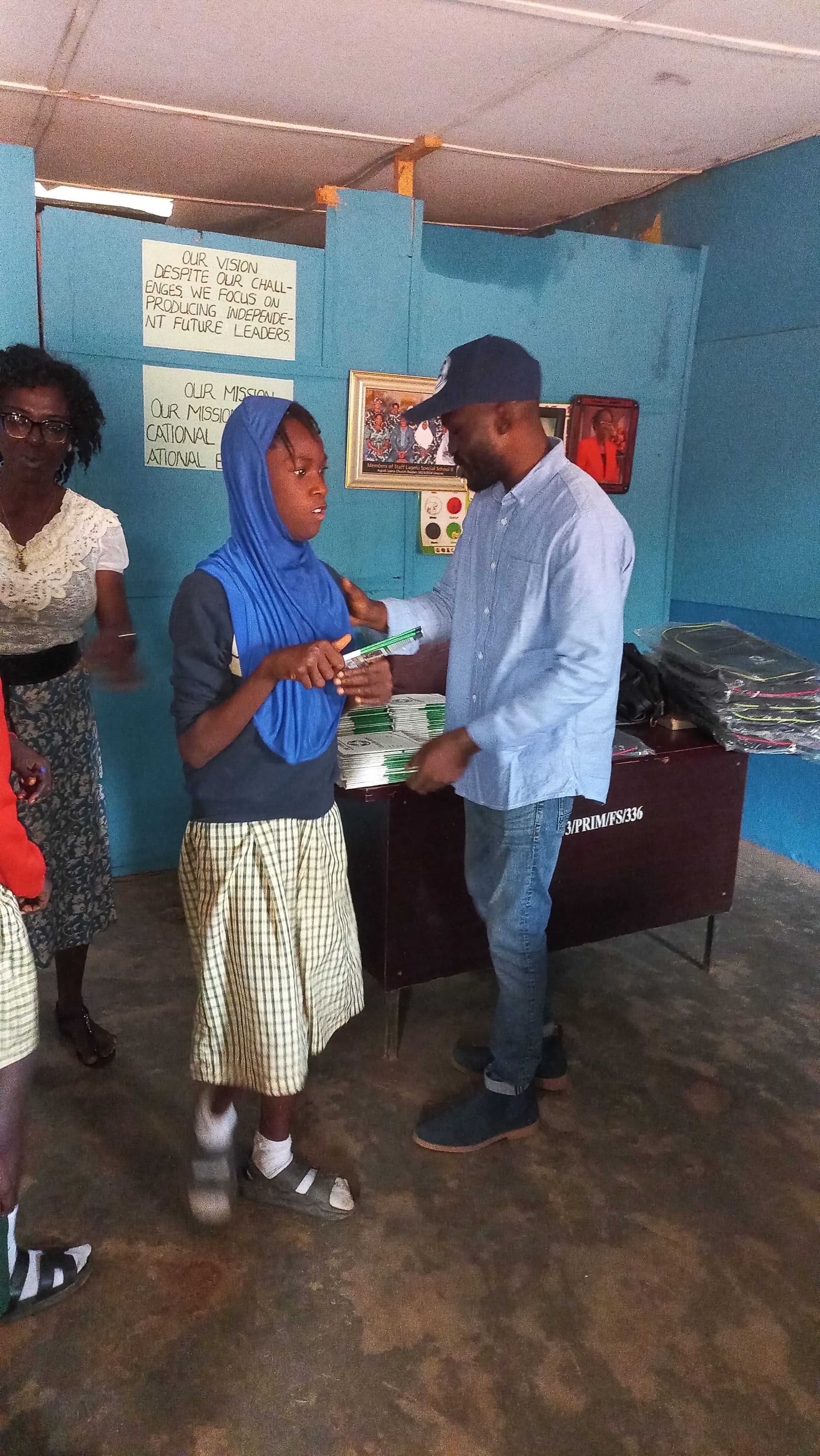 Distribution at Lagelu Special School - Image 11