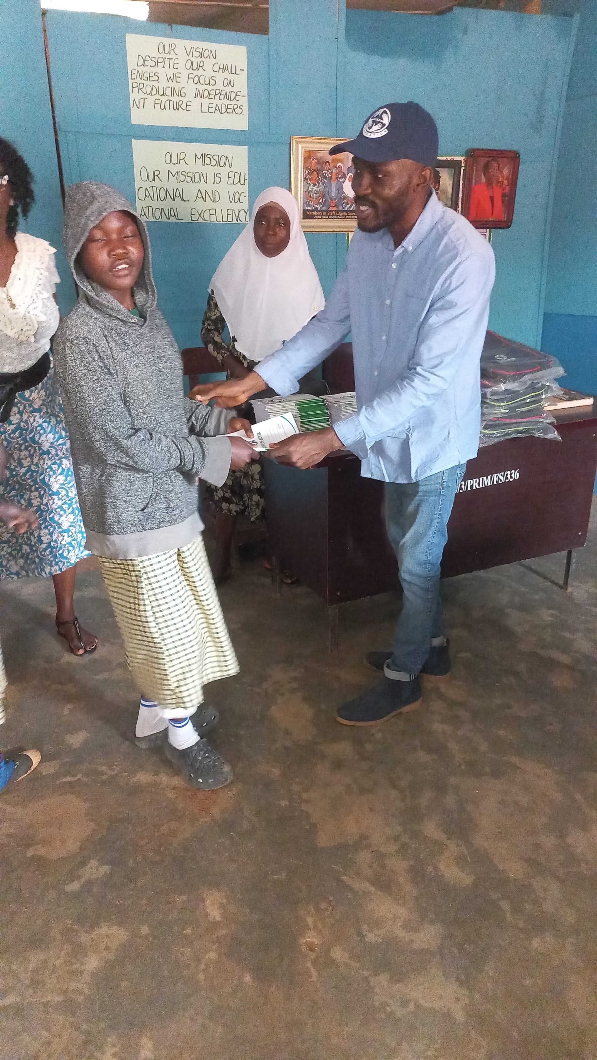 Distribution at Lagelu Special School - Image 19